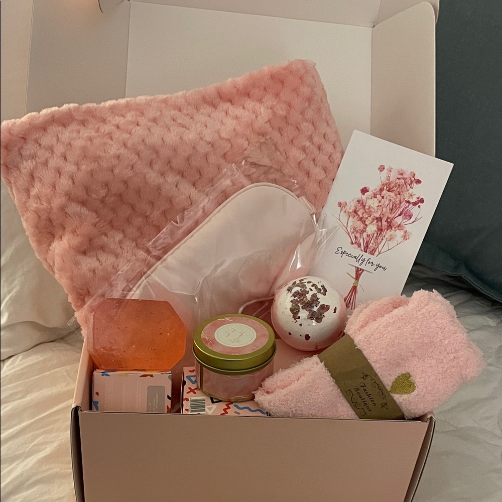 Pink Bath Gift Set